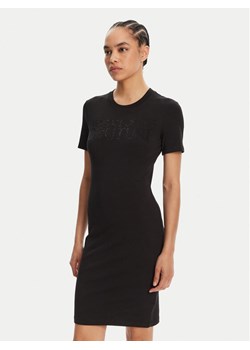 Versace Jeans Couture Sukienka codzienna 78HAOS04 Czarny Slim Fit ze sklepu MODIVO w kategorii Sukienki - zdjęcie 182633452