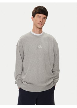 adidas Bluza ALL SZN French Terry IY4151 Szary Loose Fit ze sklepu MODIVO w kategorii Bluzy męskie - zdjęcie 182633541