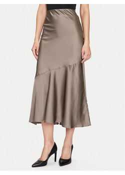 Guess Spódnica midi New Linda W4YD1B WF1T2 Brązowy Regular Fit ze sklepu MODIVO w kategorii Spódnice - zdjęcie 182633604