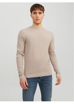 Jack&Jones Sweter Marcus 12236766 Beżowy Regular Fit ze sklepu MODIVO w kategorii Swetry męskie - zdjęcie 182633702