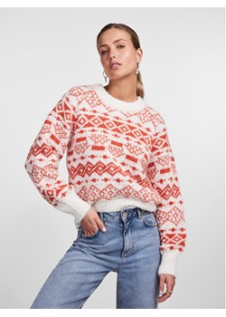 Pieces Sweter 17142261 Czerwony Regular Fit ze sklepu MODIVO w kategorii Swetry damskie - zdjęcie 182633771