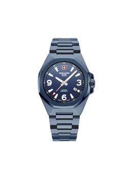Swiss Alpine Military Zegarek 7005.1195 Niebieski ze sklepu MODIVO w kategorii Zegarki - zdjęcie 182633773