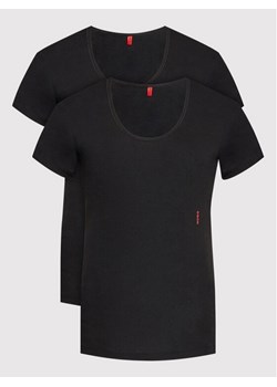 Hugo Komplet 2 t-shirtów Twin 50469660 Czarny Regular Fit ze sklepu MODIVO w kategorii Bluzki damskie - zdjęcie 182633900