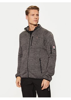 Aulp Bluza techniczna Navoy Szary Regular Fit ze sklepu MODIVO w kategorii Bluzy męskie - zdjęcie 182634022