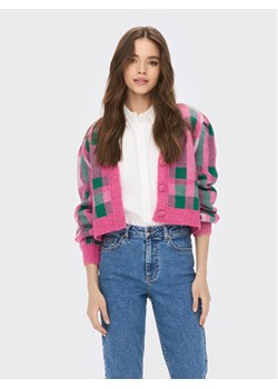 ONLY Kardigan Kelly 15260251 Różowy Regular Fit ze sklepu MODIVO w kategorii Swetry damskie - zdjęcie 182634030