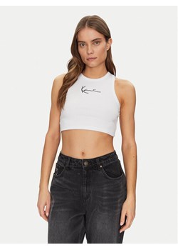 Karl Kani Top 6131302 Biały Cropped Fit ze sklepu MODIVO w kategorii Bluzki damskie - zdjęcie 182634050