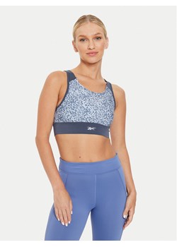 Reebok Top Running AOP 100076052 Szary Regular Fit ze sklepu MODIVO w kategorii Bluzki damskie - zdjęcie 182634052
