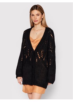 TWINSET Kardigan 222TP3233 Czarny Regular Fit ze sklepu MODIVO w kategorii Swetry damskie - zdjęcie 182634063