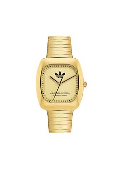 adidas Originals Zegarek Retro Wave One AOSY24024 Złoty ze sklepu MODIVO w kategorii Zegarki - zdjęcie 182634104