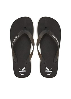 Calvin Klein Jeans Japonki Beach Sandal Flatform Tpu YW0YW01830 Czarny ze sklepu MODIVO w kategorii Klapki damskie - zdjęcie 182634173