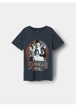 NAME IT T-Shirt STRANGER THINGS 13227698 Granatowy Regular Fit ze sklepu MODIVO w kategorii T-shirty chłopięce - zdjęcie 182634213
