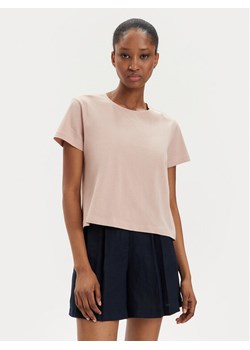 Sisley T-Shirt 3I1XL101S Różowy Boxy Fit ze sklepu MODIVO w kategorii Bluzki damskie - zdjęcie 182634214