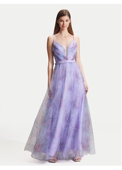 Hey Kyla Sukienka wieczorowa 5AG045HK Fioletowy Slim Fit ze sklepu MODIVO w kategorii Sukienki - zdjęcie 182634284