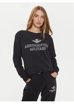Aeronautica Militare Bluza 242FE1971DF567 Czarny Regular Fit ze sklepu MODIVO w kategorii Bluzy damskie - zdjęcie 182634312