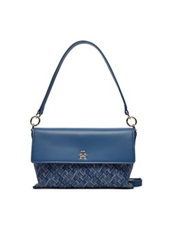 Tommy Hilfiger Torebka Distinct Shoulder Bag Mono AW0AW16794 Niebieski ze sklepu MODIVO w kategorii Torebki damskie - zdjęcie 182634332