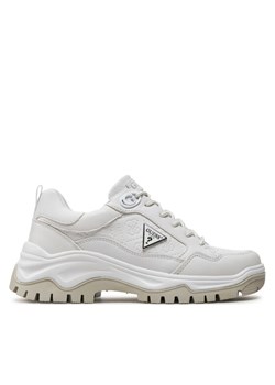 Guess Sneakersy Zaylin FLJZAY FAL12 Biały ze sklepu MODIVO w kategorii Buty sportowe damskie - zdjęcie 182634341