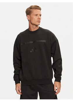 adidas Bluza Z.N.E. JE7536 Czarny Loose Fit ze sklepu MODIVO w kategorii Bluzy męskie - zdjęcie 182634344