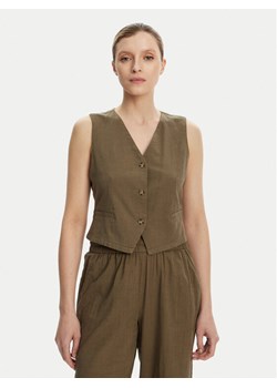 Vero Moda Kamizelka garniturowa Caia 10333795 Zielony Regular Fit ze sklepu MODIVO w kategorii Kamizelki damskie - zdjęcie 182634384