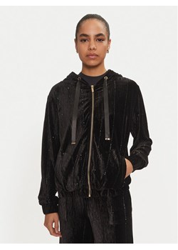 Fracomina Bluza FR24WT9006J461R9 Czarny Regular Fit ze sklepu MODIVO w kategorii Bluzy damskie - zdjęcie 182634390