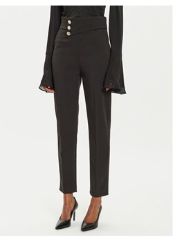 Rinascimento Spodnie materiałowe CFC0119756003 Czarny Slim Fit ze sklepu MODIVO w kategorii Spodnie damskie - zdjęcie 182634412