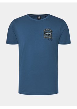Petrol Industries T-Shirt M-1040-TSR607 Niebieski Regular Fit ze sklepu MODIVO w kategorii T-shirty męskie - zdjęcie 182634423