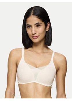 Triumph Biustonosz bezfiszbinowy Shape Smart Ellipse 10222278 Écru ze sklepu MODIVO w kategorii Biustonosze - zdjęcie 182634511