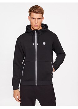 EA7 Emporio Armani Bluza 8NPM20 PJ4EZ 1200 Czarny Regular Fit ze sklepu MODIVO w kategorii Bluzy męskie - zdjęcie 182634601