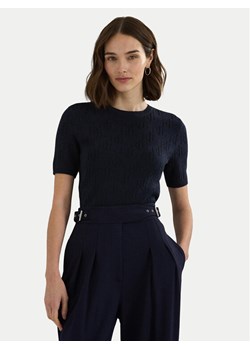 Lauren Ralph Lauren Sweter 200909156004 Granatowy Regular Fit ze sklepu MODIVO w kategorii Swetry damskie - zdjęcie 182634671