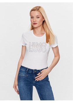 Liu Jo T-Shirt WF3085 J6308 Biały Regular Fit ze sklepu MODIVO w kategorii Bluzki damskie - zdjęcie 182634814
