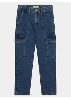 United Colors Of Benetton Jeansy 4ULQCF02W Granatowy Slim Fit ze sklepu MODIVO w kategorii Spodnie dziewczęce - zdjęcie 182635003