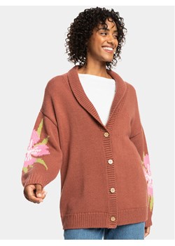 Roxy Kardigan Hand On Heart Swtr ERJSW03584 Pomarańczowy Regular Fit ze sklepu MODIVO w kategorii Swetry damskie - zdjęcie 182635190