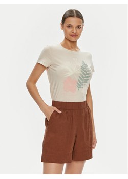 Gap T-Shirt 842000-46 Beżowy Regular Fit ze sklepu MODIVO w kategorii Bluzki damskie - zdjęcie 182635251