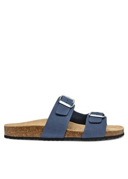 Geox Klapki D Brionia D35LSL 00032 C4002 Granatowy ze sklepu MODIVO w kategorii Klapki damskie - zdjęcie 182635253