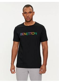 United Colors Of Benetton T-Shirt 3I1XU100A Czarny Regular Fit ze sklepu MODIVO w kategorii T-shirty męskie - zdjęcie 182635352