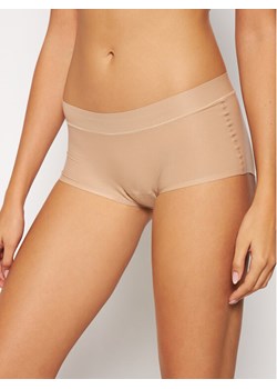 Chantelle Bokserki Soft Stretch C10640 Beżowy ze sklepu MODIVO w kategorii Majtki damskie - zdjęcie 182635423