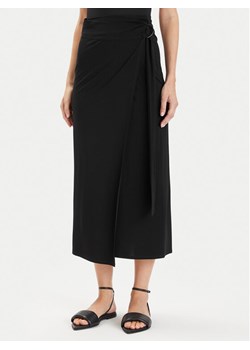 Max Mara Beachwear Spódnica midi Beato 2416691069 Czarny Regular Fit ze sklepu MODIVO w kategorii Spódnice - zdjęcie 182635444