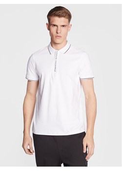Armani Exchange Polo 8NZF71 ZJH2Z 1100 Biały Regular Fit ze sklepu MODIVO w kategorii T-shirty męskie - zdjęcie 182635461