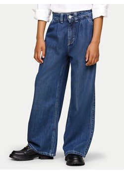 Tommy Hilfiger Jeansy KG0KG08144 Niebieski Loose Fit ze sklepu MODIVO w kategorii Spodnie dziewczęce - zdjęcie 182635582