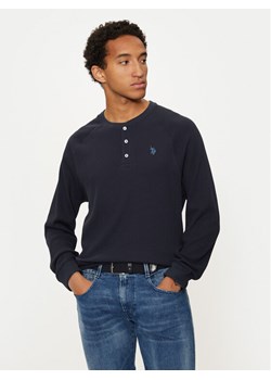 U.S. Polo Assn. Longsleeve MUP1589 Granatowy Regular Fit ze sklepu MODIVO w kategorii T-shirty męskie - zdjęcie 182635602