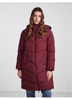Pieces Kurtka zimowa 17126619 Bordowy Regular Fit ze sklepu MODIVO w kategorii Kurtki damskie - zdjęcie 182635604