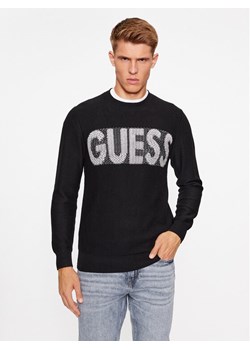 Guess Sweter M3BR50 Z38V2 Czarny Regular Fit ze sklepu MODIVO w kategorii Swetry męskie - zdjęcie 182635633