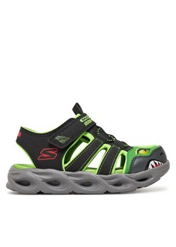 Skechers Sandały Thermo-Splash-Hydro-Flare 400613L/BKLM Czarny ze sklepu MODIVO w kategorii Sandały dziecięce - zdjęcie 182635641