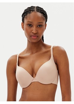 Hunkemöller Biustonosz push-up Smooth 206742 Beżowy ze sklepu MODIVO w kategorii Biustonosze - zdjęcie 182635654
