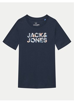 Jack&Jones Junior T-Shirt 12268854 Granatowy Regular Fit ze sklepu MODIVO w kategorii T-shirty chłopięce - zdjęcie 182635683