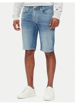 Pepe Jeans Szorty jeansowe PM801075 Niebieski Slim Fit ze sklepu MODIVO w kategorii Spodenki męskie - zdjęcie 182635700
