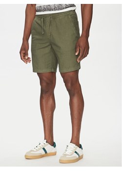 INDICODE Szorty materiałowe Wamo 70-728 Zielony Slim Fit ze sklepu MODIVO w kategorii Spodenki męskie - zdjęcie 182635743