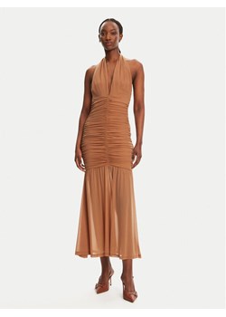 BARDOT Sukienka koktajlowa Sephera 59872DB Brązowy Regular Fit ze sklepu MODIVO w kategorii Sukienki - zdjęcie 182635783