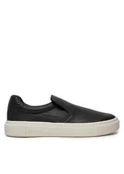 Calvin Klein Sneakersy Cupsole Slip On HW0HW02297 Czarny ze sklepu MODIVO w kategorii Buty sportowe damskie - zdjęcie 182635851
