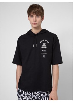 Hugo Bluza Dempura 50446439 Czarny Loose Fit ze sklepu MODIVO w kategorii Bluzy męskie - zdjęcie 182635862