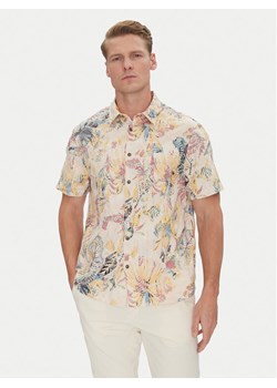 Guess Koszula M5GH42 WH800 Beżowy Regular Fit ze sklepu MODIVO w kategorii Koszule męskie - zdjęcie 182636073